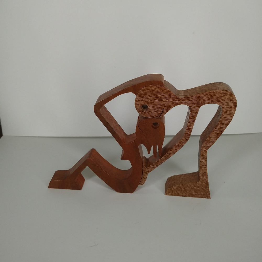 Handmade Wooden Couple